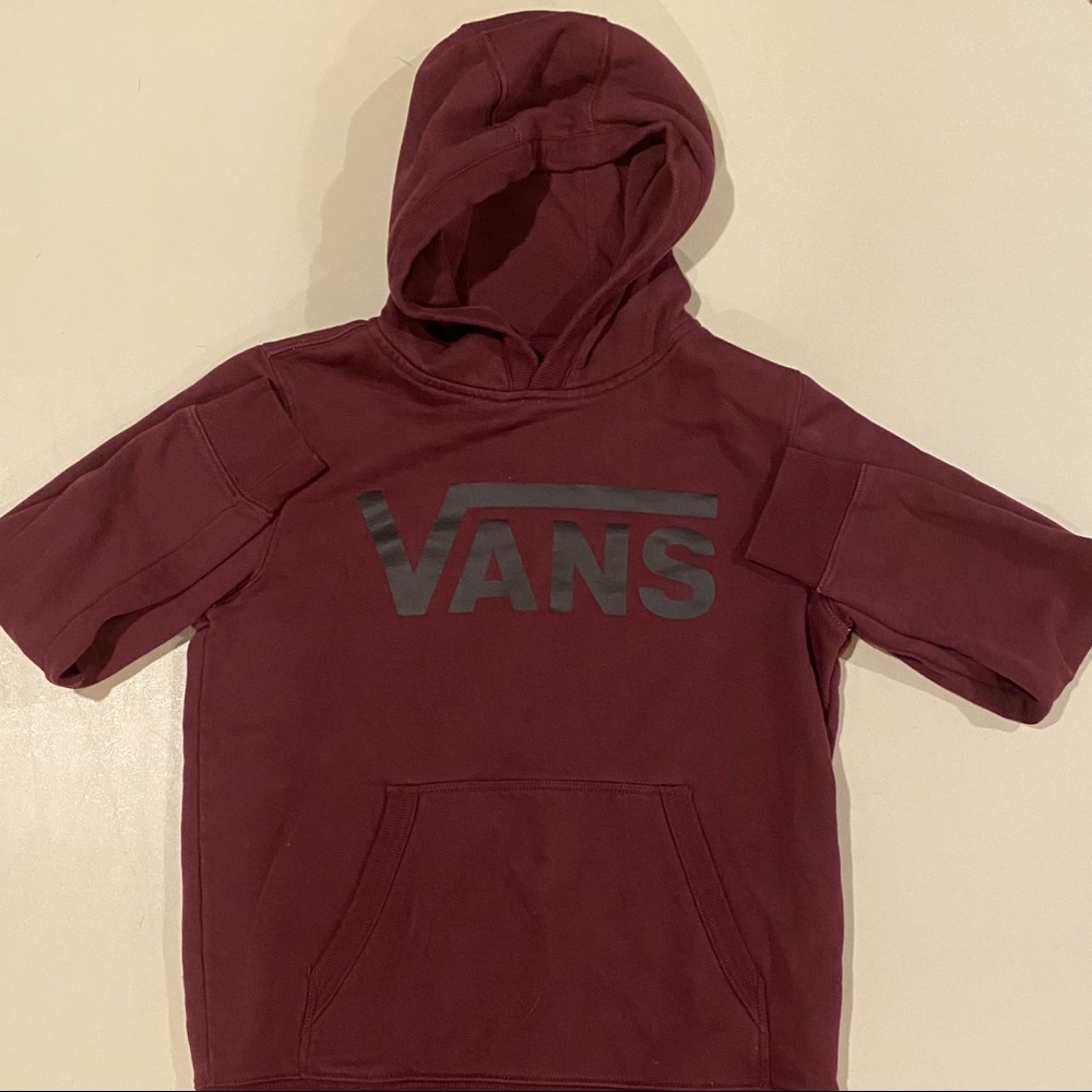 Maroon Vans Hoodie